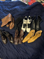 lot of Womans leather shoes