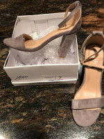 Gray suede shoes