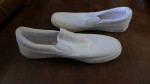 Used Lugz Men's White Canvas Boat Shoes Size 15