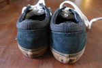 Vans Old Skool Sk8 Low Top Youth's Skate Shoes Size 3.5 Black