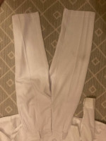 Boys 3 piece white suit and shoes