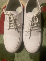 Boys 3 piece white suit and shoes