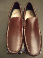 MENS BASS BROWN LEATHER TRIUMPH SHOES  SIZE 13D NEW IN BOX