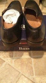 Bass Mens Black Butler Slip On Shoes Size 12 New In Box