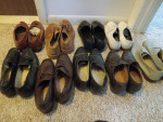 Shoes new and used