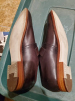 MEN'S DRESS SHOES SIZE 8 ASTON GREY COLLECTION LEATHER BROWN PRE-OWNED