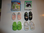Lot of (6) Pairs of Girl's Shoes - Size 1 to Size 2