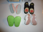 Lot of (6) Pairs of Girl's Shoes - Size 1 to Size 2