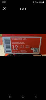 Nike Ebernon shoes az 12 new