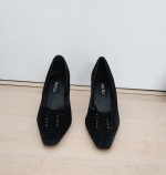 2 Super hot fasionable leather suede heel shoes in