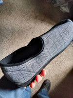 Velcro diabetic type shoes