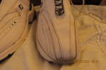 FootJoy 10.5M Men's Greenjoys Golf Shoe White Lace Up Soft Spike  VGC