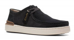 Clarks Men's Court Lite Wally Black Suede Shoes Size 10M - NEW IN BOX