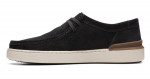 Clarks Men's Court Lite Wally Black Suede Shoes Size 10M - NEW IN BOX