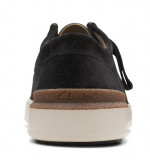 Clarks Men's Court Lite Wally Black Suede Shoes Size 10M - NEW IN BOX