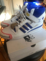 Adidas KF Forum Hi Y GX3872 White Blue Sneaker Shoes Mens Size 11