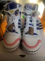 Adidas KF Forum Hi Y GX3872 White Blue Sneaker Shoes Mens Size 11