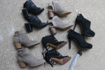Five Pairs Women's Shoes Size 7 in Excellent Condition