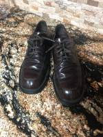 J Crew Mens Vera Gomma Brown Split Toe Lace Up Shoes Size 10.5