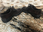 J Crew Mens Vera Gomma Brown Split Toe Lace Up Shoes Size 10.5