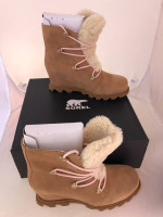 NEW Sorel Womens Joan Of Arctic™ Wedge III Bootie Boots Shoes Size 10