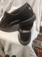 ALTAMA BLACK HIGH GLOSS ARMY MILITARY UNIFORM DRESS SHOES