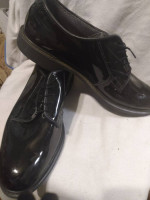 ALTAMA BLACK HIGH GLOSS ARMY MILITARY UNIFORM DRESS SHOES