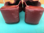 SHOES - Kenneth Cole Reaction Red Leather Wedges Size 8.5