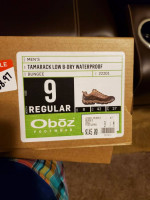 (New) Men's Oboz size 9 hiking shoes