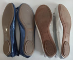 Two Pairs Gap Womens Size 6 Leather Shoes - New Blue, Good Silver