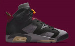 Nike Air Jordan 6 Retro Shoes Bordeaux Dark Gray Black CT8529-063 Men's NEW