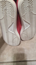 Nike athletic shoes, Red