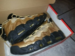Nike Air Money Gold Shoes (Brand New in Box) men's 8.5 Woman’s 10