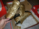 Nike Air Money Gold Shoes (Brand New in Box) men's 8.5 Woman’s 10