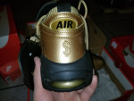 Nike Air Money Gold Shoes (Brand New in Box) men's 8.5 Woman’s 10