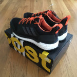 New Adidas Supernova Boost Trail Running Shoes Black Carbon Mens Sz 8