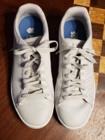 K Swiss Mens 9.5 Tennis Shoes - Gray Leather