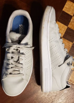 K Swiss Mens 9.5 Tennis Shoes - Gray Leather