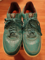 NIKE(AIR FORCE)blue lace up shoes