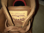 LIKE NEW MEN'S LEVI'S ANKLE SNEAKER SHOES, SIZE 9 1/2