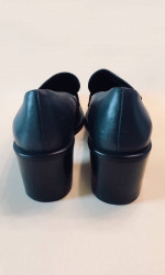 Franco Sarto Navy Leather Shoes