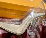 Fashion Nova Clear Sassy High Hills Shoes