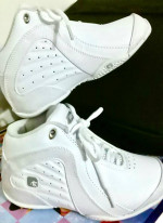 White tennis Boots shoes