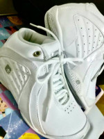 White tennis Boots shoes