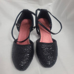 Black women's dress dance shoes size 6