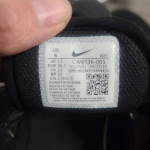 Women's black platform Nike tennis shoes size 6