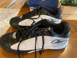 Reebok NFL Black White Football Cleats Shoes Mens Size 13 barely used
