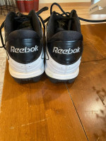 Reebok NFL Black White Football Cleats Shoes Mens Size 13 barely used