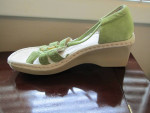 Womens Green Earth Spirit Shoes with Wedge Heel 8