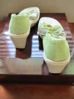 Womens Green Earth Spirit Shoes with Wedge Heel 8